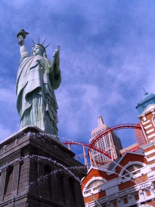 Small Statue of Liberty in Vegas