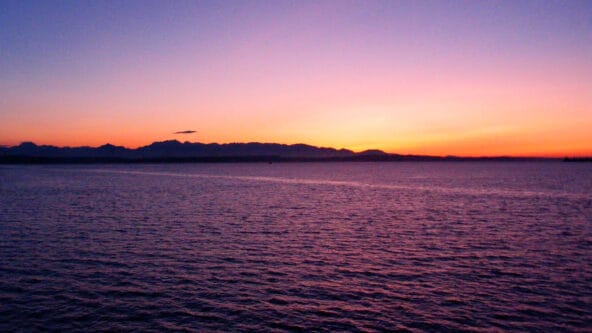 Sunset over Puget Sound