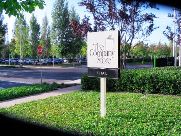 The Company Store sign