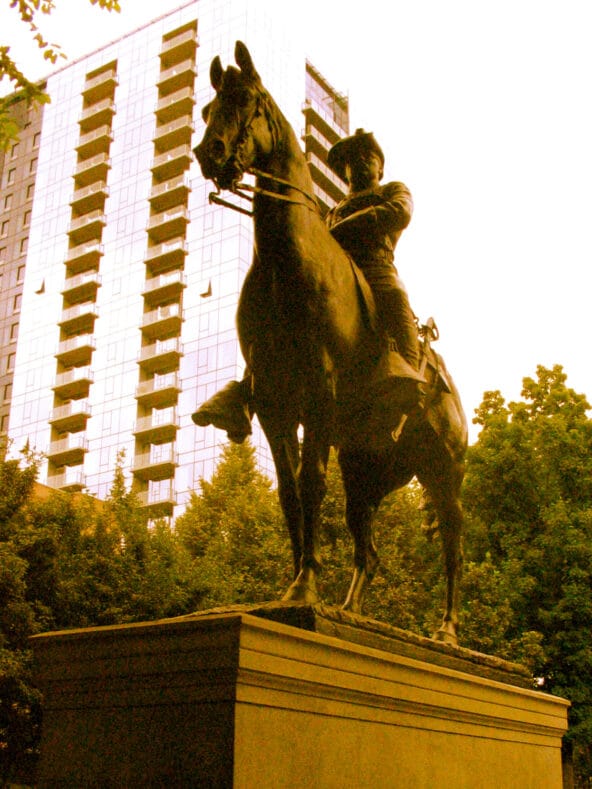 Theodore Roosevelt statue in Portland Park Blocks