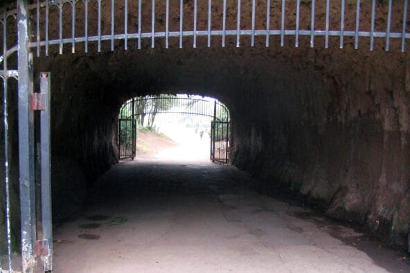 Tunnel leading into Golden Gate Park