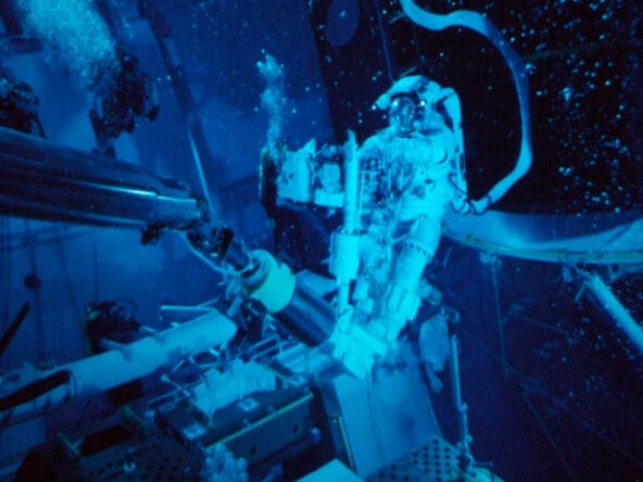 Underwater Astronaut training pool