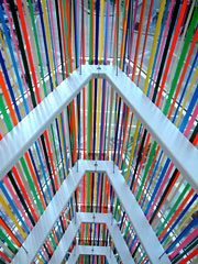 Madison Art Museum's color streamers