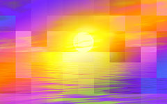 Cherry Mango Sunrise - Mosaic Cherry Mango Sunrise - Mosaic