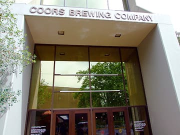 Coors Brewery entrance