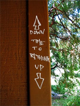 Time to Rethink Up & Down graffiti