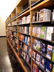 A Row of Software in Boxes