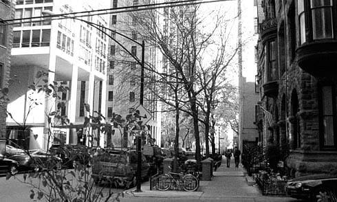Packed streets of Downtown Chicago