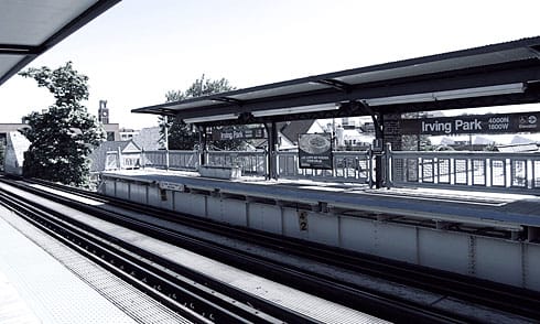 Irving Park L-Train station