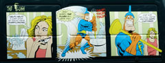 Comic Strip on a Plumbing Van