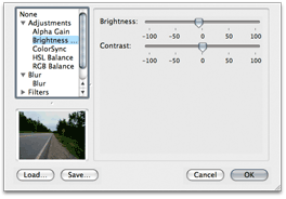 Filters window screenshot Filters window screenshot
