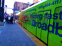 Minneapolis Train Advertisement